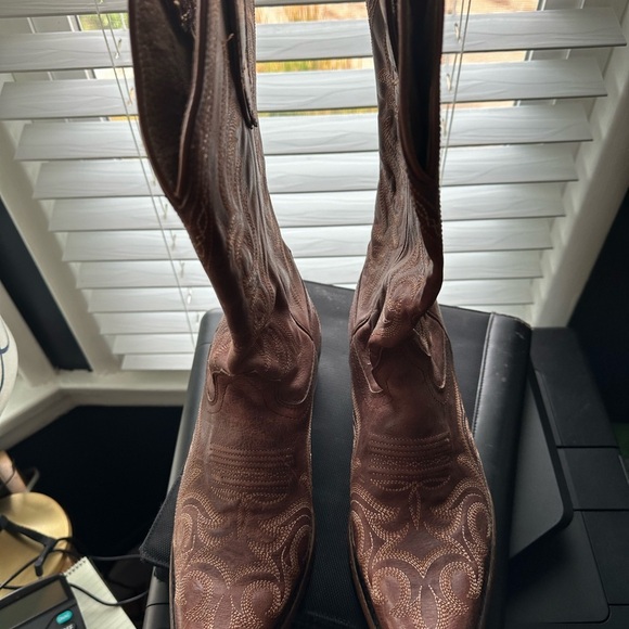 Ariat Women's Rich Brown Cowboy Boots size 10 - Picture 5 of 11
